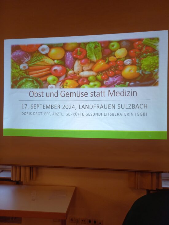 Vortrag am 17. September 2024: Vitale Vollwertkost